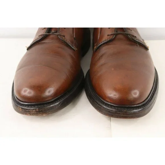 Vintage Florsheim Imperial Kenmoor 5 Nail Calf Leather Dress Shoes Mens 9.5 - Picture 4 of 11